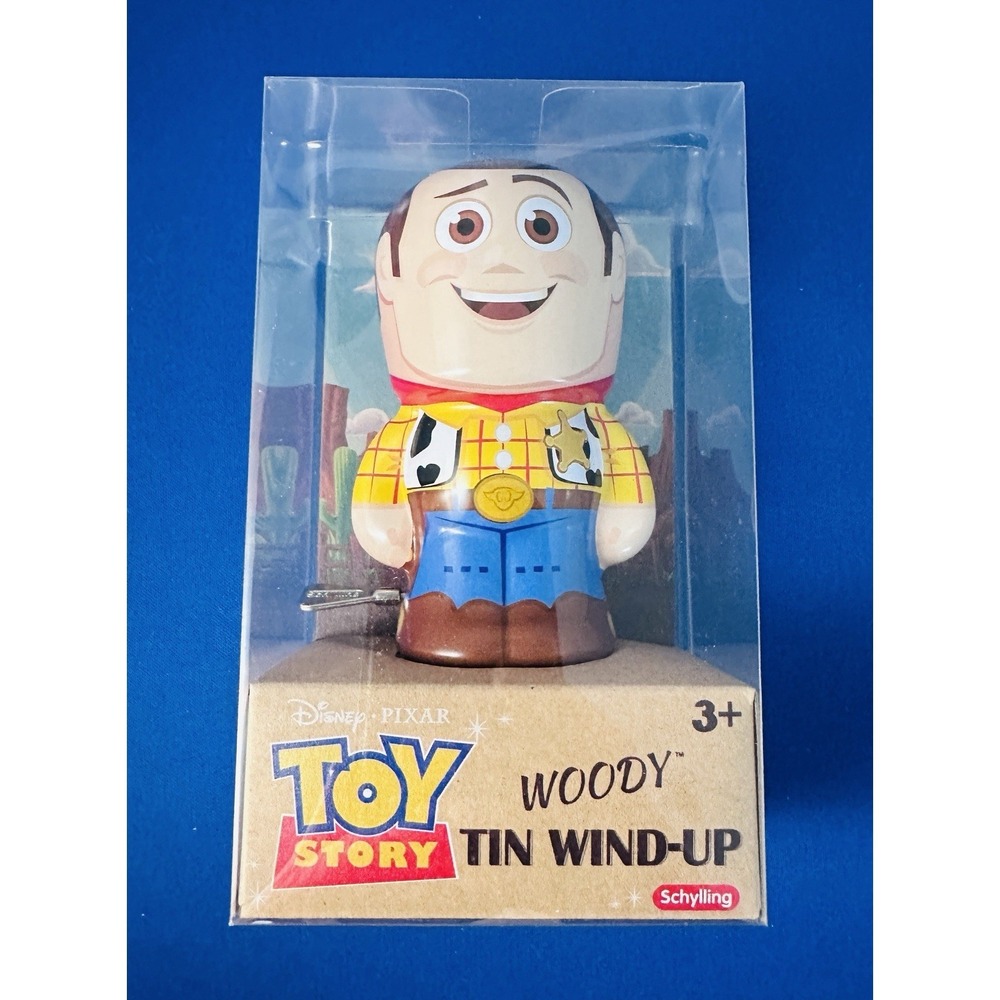 Disney Pixar Toy Story Woody Tin Wind-Up Toy New in Box